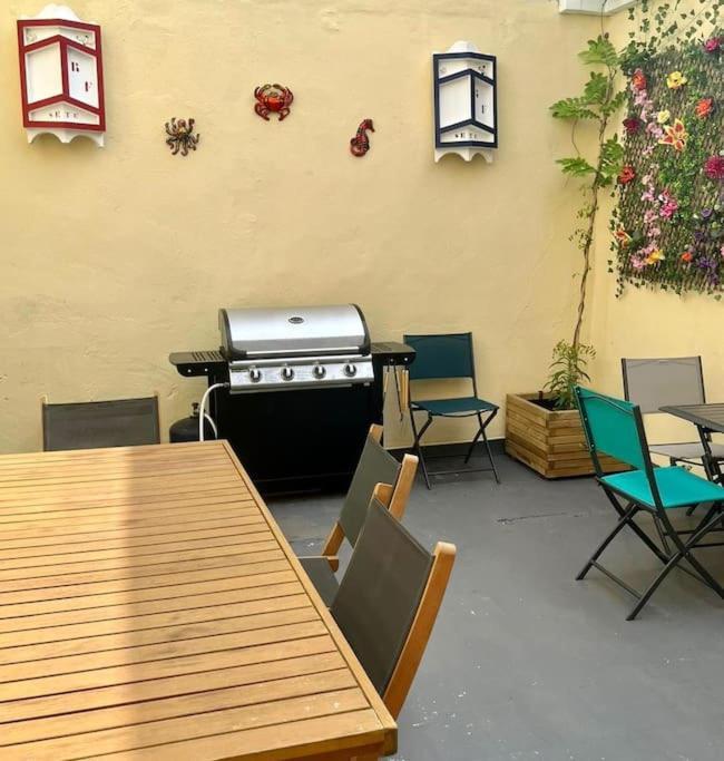 Ferienwohnung Coeur De Sete Le Patio 2 Exterior foto